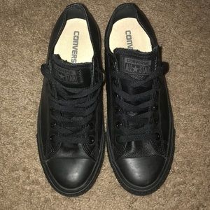 All black converse